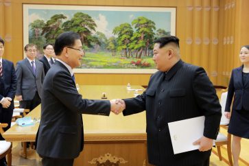 Kim SKorea delegation