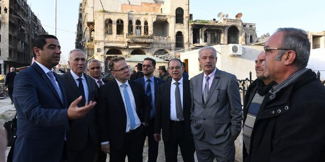 German delegation Aleppo