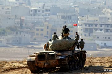 Turkish forces Syria border