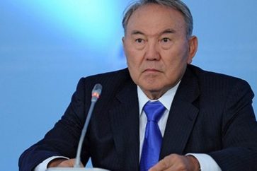 Kazakh President Nursultan Nazarbayev