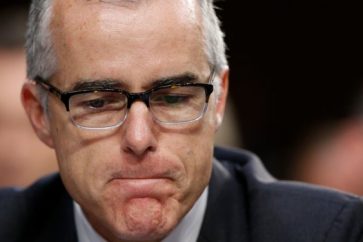 Former FBI deputy director Andrew McCabe