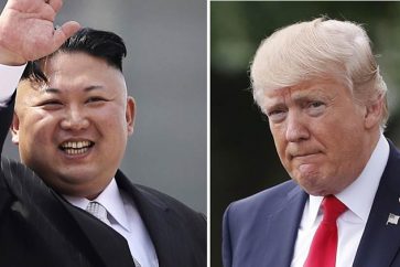 Kim Jong Un, Donald Trump