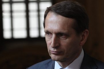 SVR chief Sergei Naryshkin
