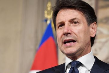Italian PM Guiseppe Conte