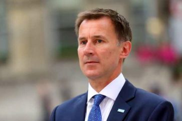 British foreign minister Jeremy Hunt