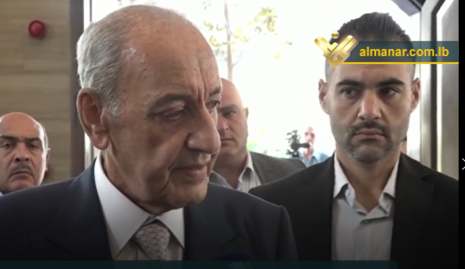 The Lebanese Parliament Speaker Nabih Berri