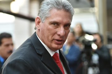 Cuban President Miguel Diaz-Canel