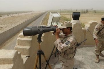 Iranian forces near Pakistan border