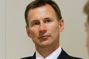 UK Foreign Secretary Jeremy Hunt