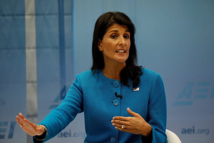 US Ambassador to the United Nations Nikki Haley