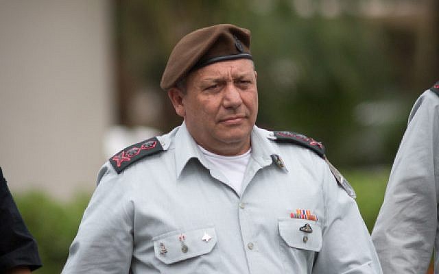 Outgoing Israeli military chief, Gadi Eisenkot