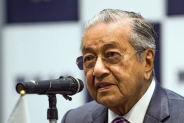 Malaysian Prime Minister Mahathir Mohamad