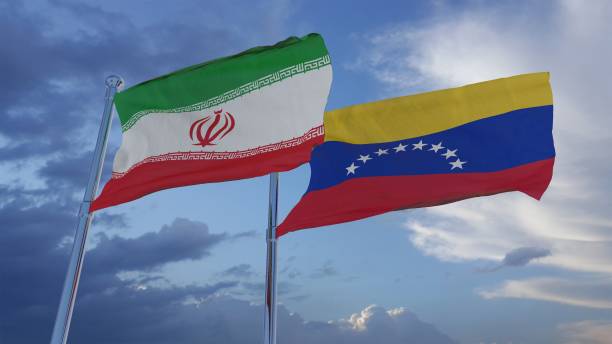 Iran Venezuela flags