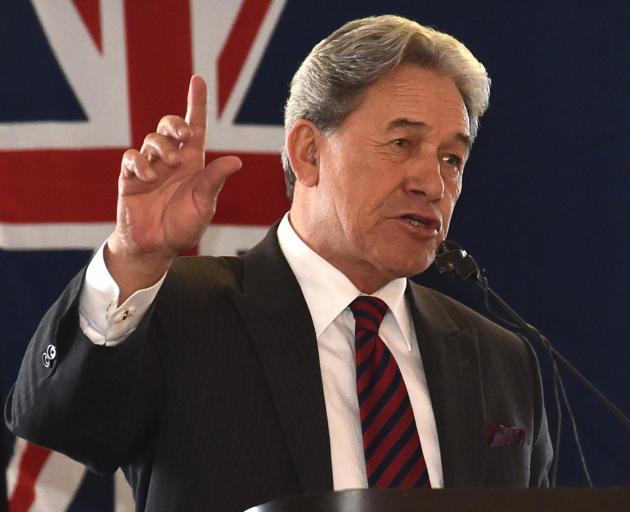 New Zealand Foreign Minister Winston Peters