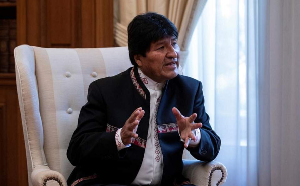 Bolivian President Evo Morales