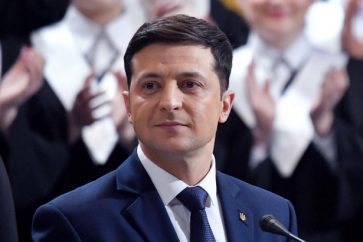 Ukrainian President Volodymyr Zelensky