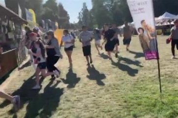 US festival shooting