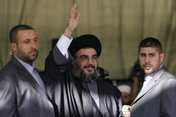Hezbollah S.G. Sayyed Hasan Nasrallah in Victory Ceremony following July War (September 22, 2006)