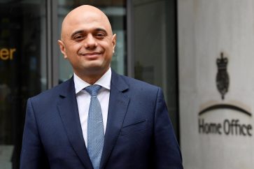 UK Finance Minister Sajid Javid
