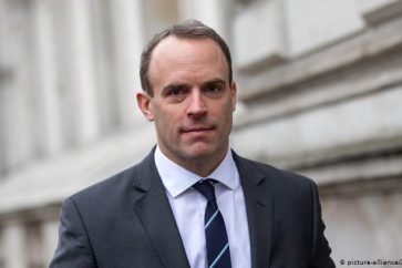 UK Foreign Secretary Dominic Raab