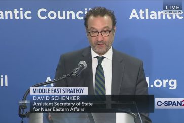 David Schenker, the State Department's assistant secretary for near eastern affairs