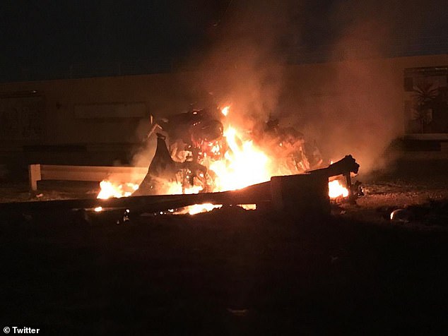 Baghdad airport strike