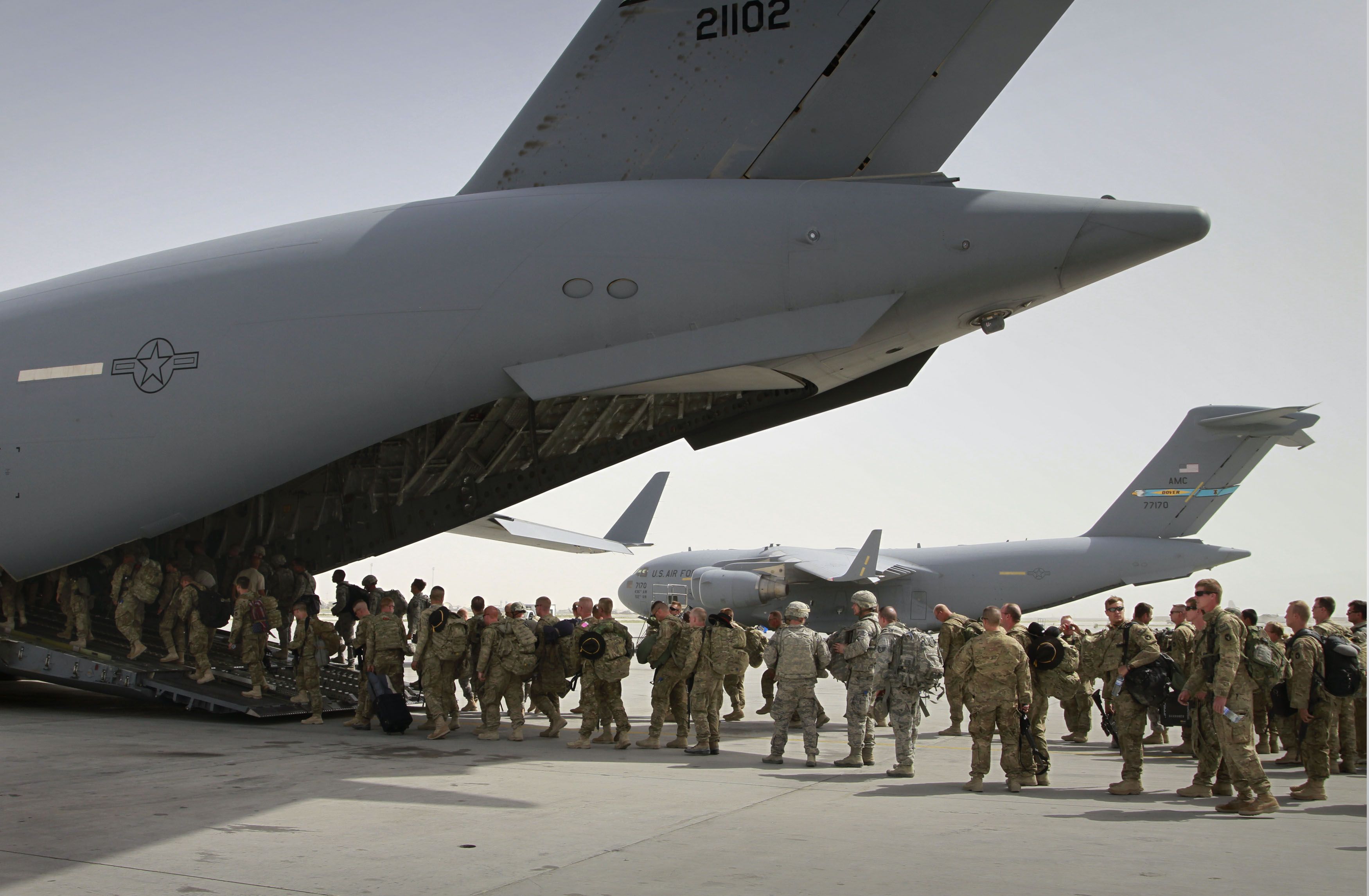 US troops Bagram base