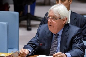 The top UN envoy for Yemen, Martin Griffith