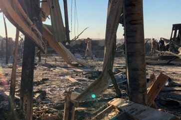 Ain Al-Asad base after Iran missile attack