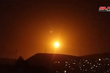 Israeli aggression on Damascus vicinity