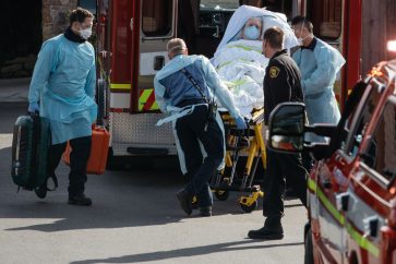 A patient was removed from a nursing home in Kirkland in Washington (February 29, 2020).