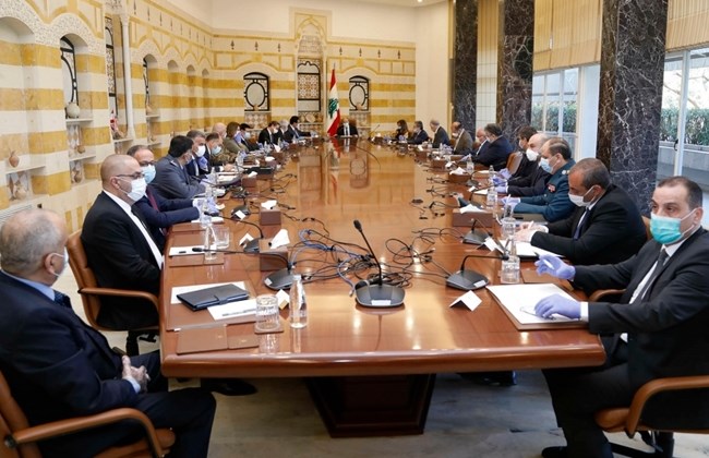 Lebanon Supreme Defense Council coronavirus