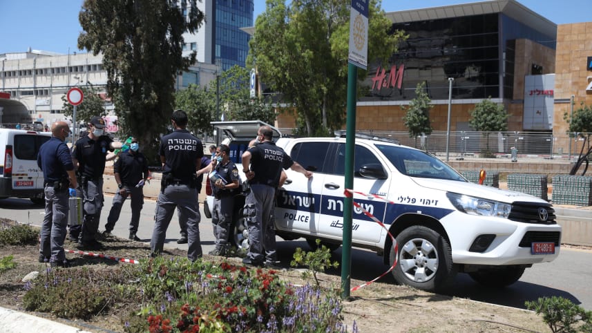 Israeli occupation police stabbing attack