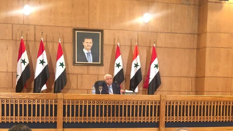 Syrian Foreign Minister Walid Al-Moallem
