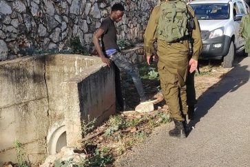 Sudanese infiltrator from Lebanon into Palestine