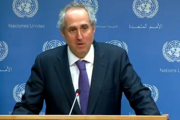 UN spokesman Stephane Dujarric
