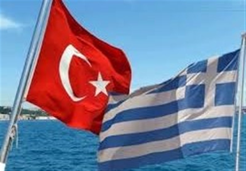 Greece Turkey flags