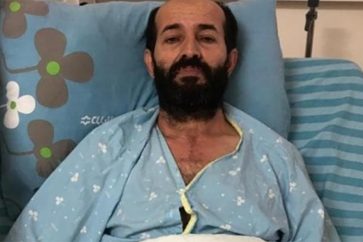 Palestinian hunger striker Maher Al-Akhras