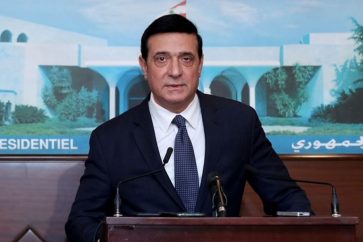 Lebanon's caretaker Public Works and Transport Minister Michel Najjar