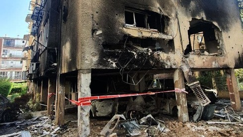 Israeli house direct hit Gaza rocket