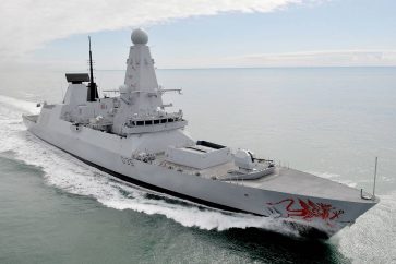 Royal Navy Type 45 Destroyer HMS Dragon