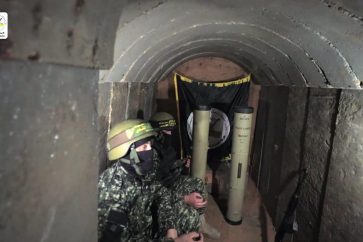 Al-Quds Brigades Gaza tunnels