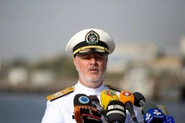 Iranian Army Navy Commander Rear Admiral Hossein Khanzadi
