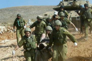 Israeli soldiers evacuation south Lebanon 2006 July war