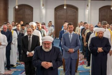 Assad Eid prayer