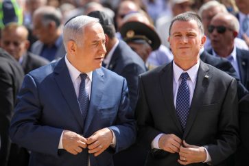 Yuli Edelstein and Benjamin Netanyahu