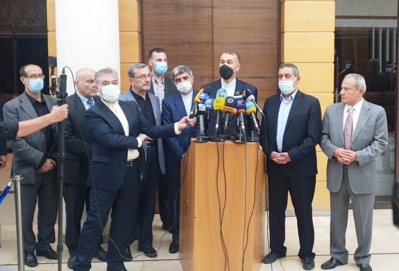 Amir Abdollahian Beirut Airport