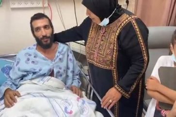 Palestinian hunger strikers Kayed Al-Fasfous