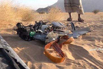 US drone downed in Yemen