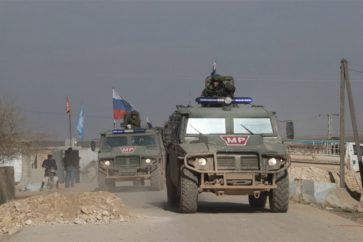 Russian patrol Syria